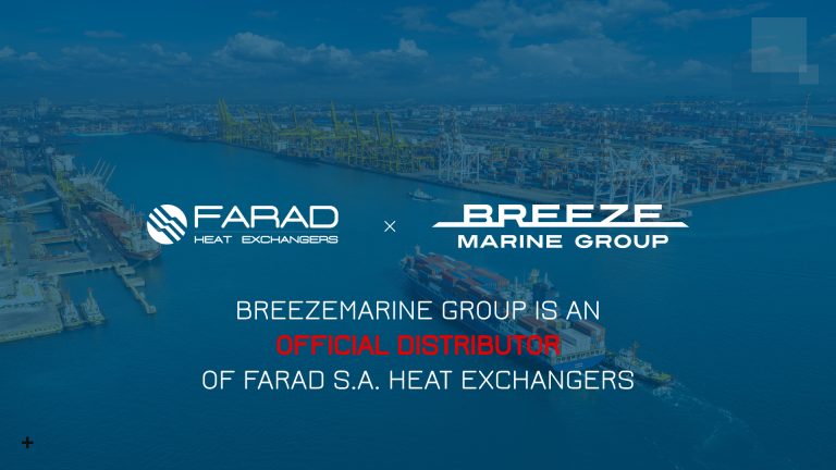 Breezemarine Group Becomes FARAD S.A. Heat Exchangers Official Representative
