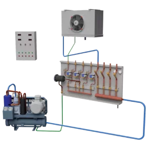 3D render of a provision plant condensing unit
