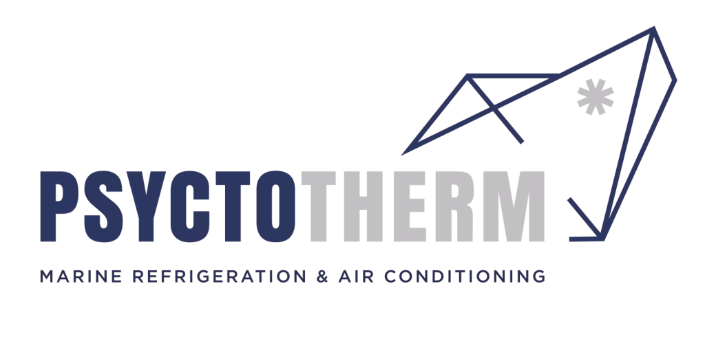 PSYCTOTHERM logo, BreezeMarine Group's official marine HVAC and refrigeration partner since 2025