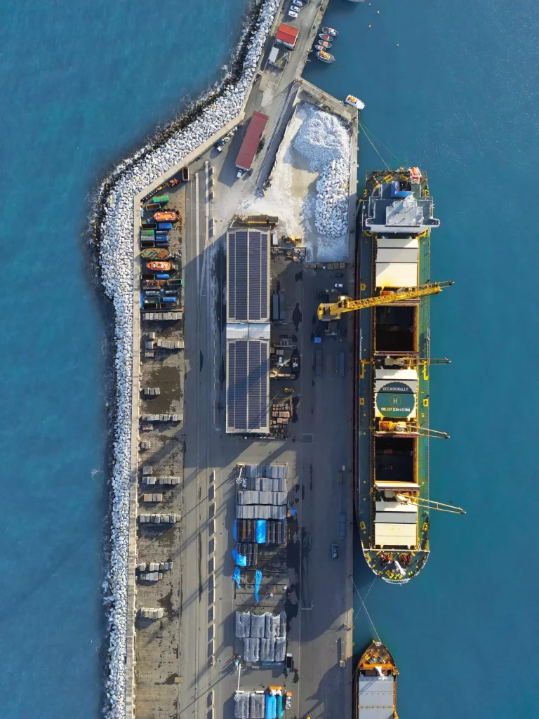 Photo illustrating BreezeMarine Group's marine engineering and vessel maintenance work